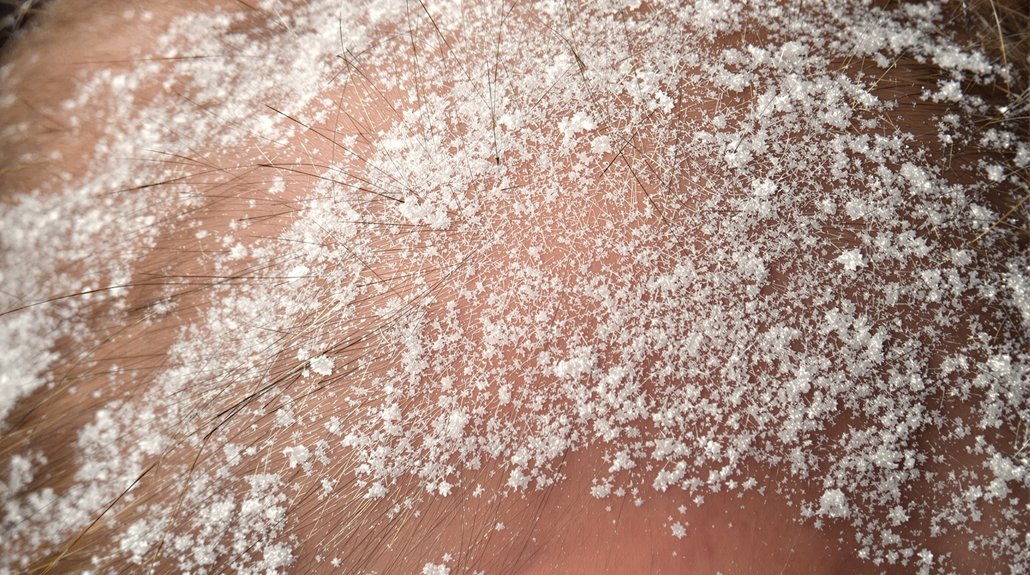 dandruff induced hair thinning