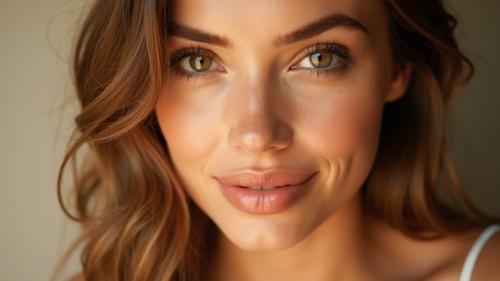 natural beauty with makeup