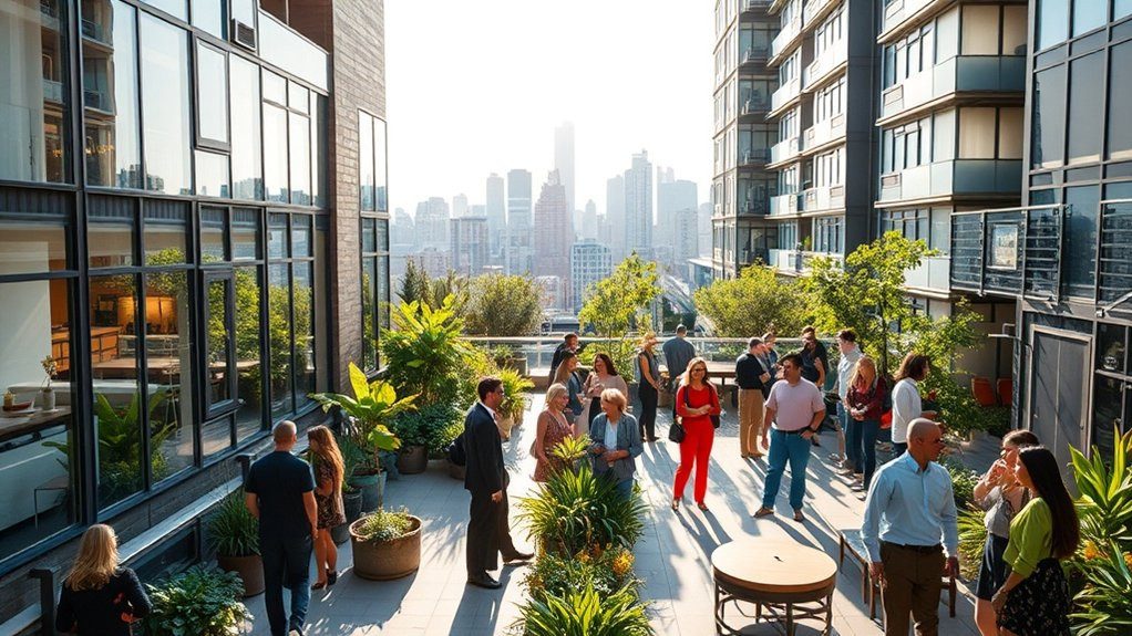 modern urban living spaces