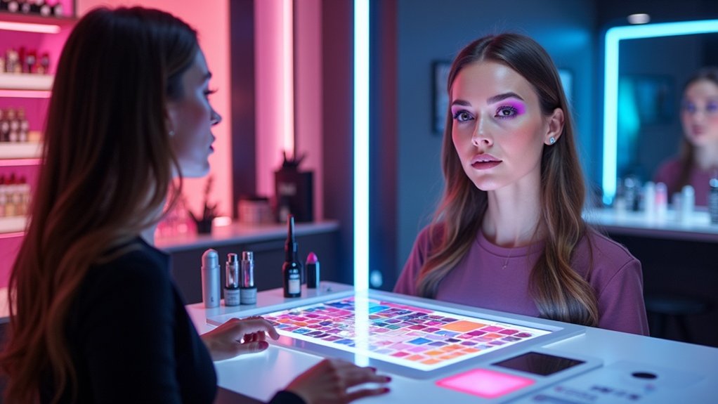 virtual makeup try on experience