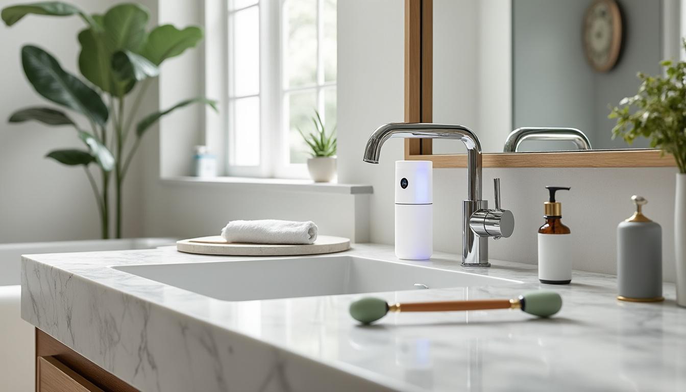 explore the advantages of the skincare water filter 2.0 by filterbaby, designed to enhance your skin's health by providing purified, clean water for your daily skincare routine.