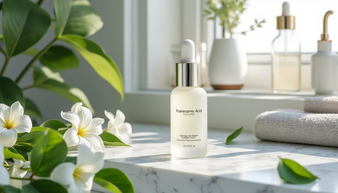 learn about the benefits and uses of tranexamic acid in skincare, including how it helps reduce hyperpigmentation, brighten skin, and improve overall complexion.