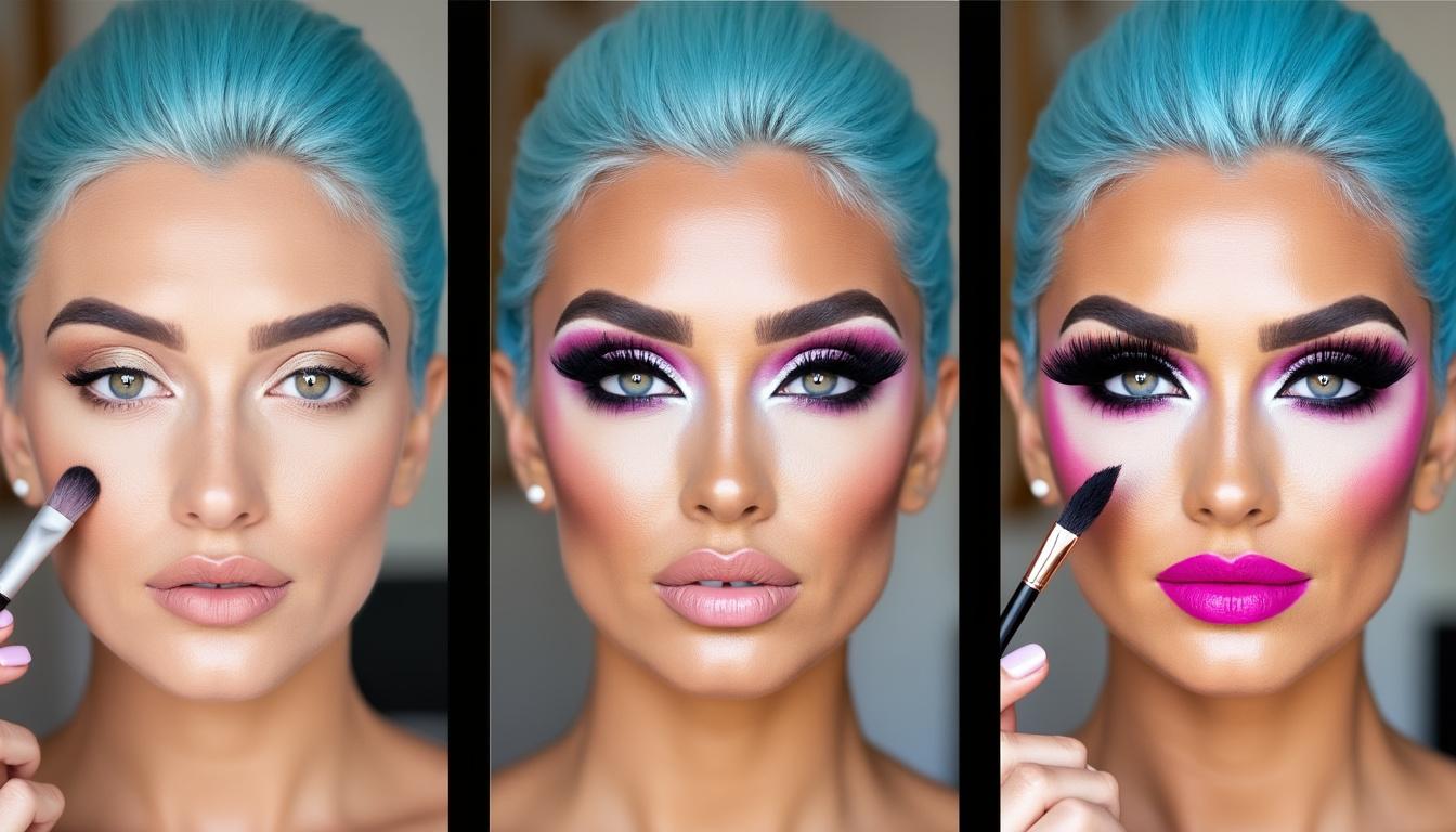 learn how to master drag artist makeup with easy and simple steps to create stunning and bold looks effortlessly.