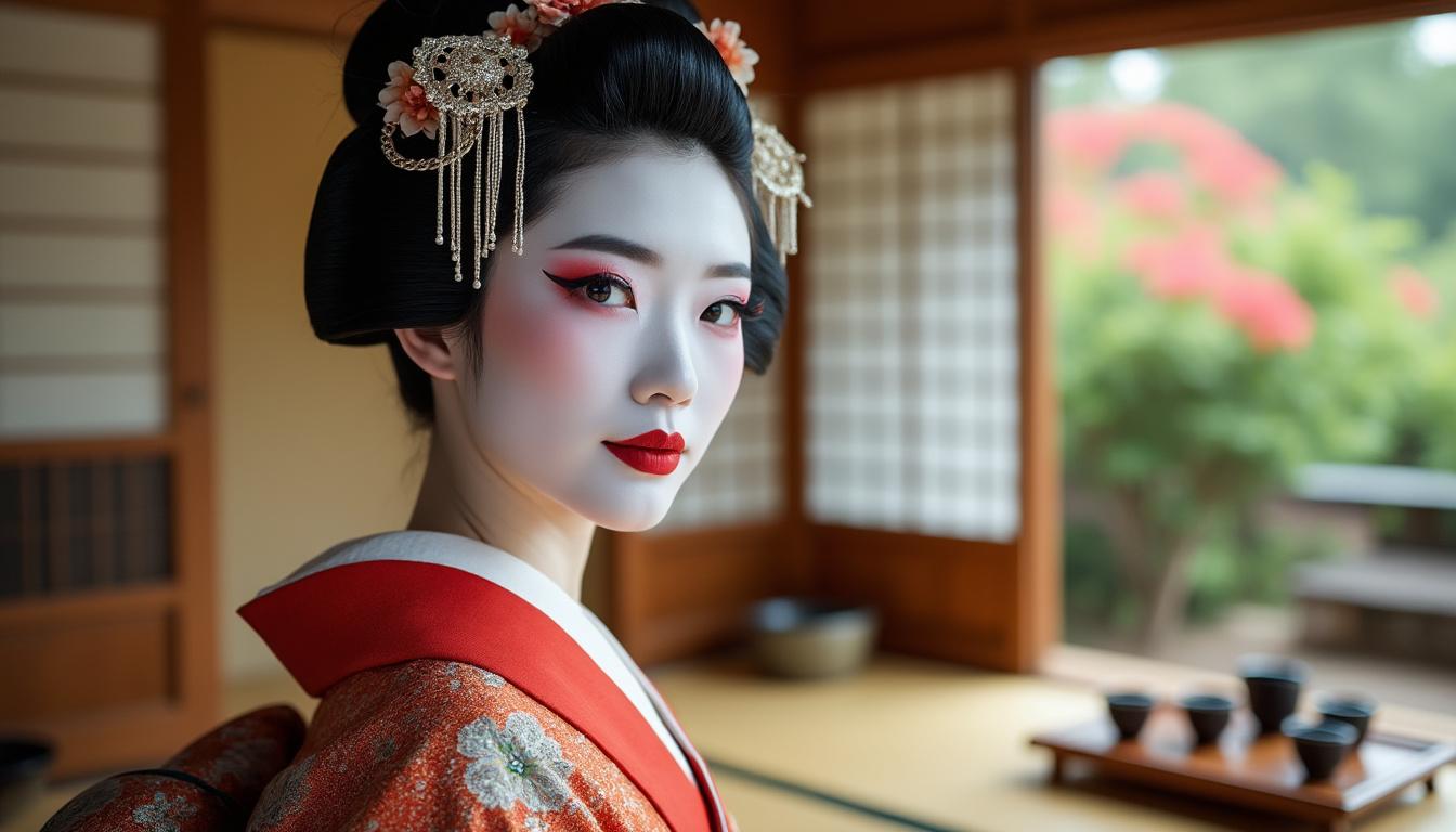 learn step-by-step how to master geisha makeup techniques for an authentic and stunning traditional look. perfect your skills with expert tips and detailed guidance.