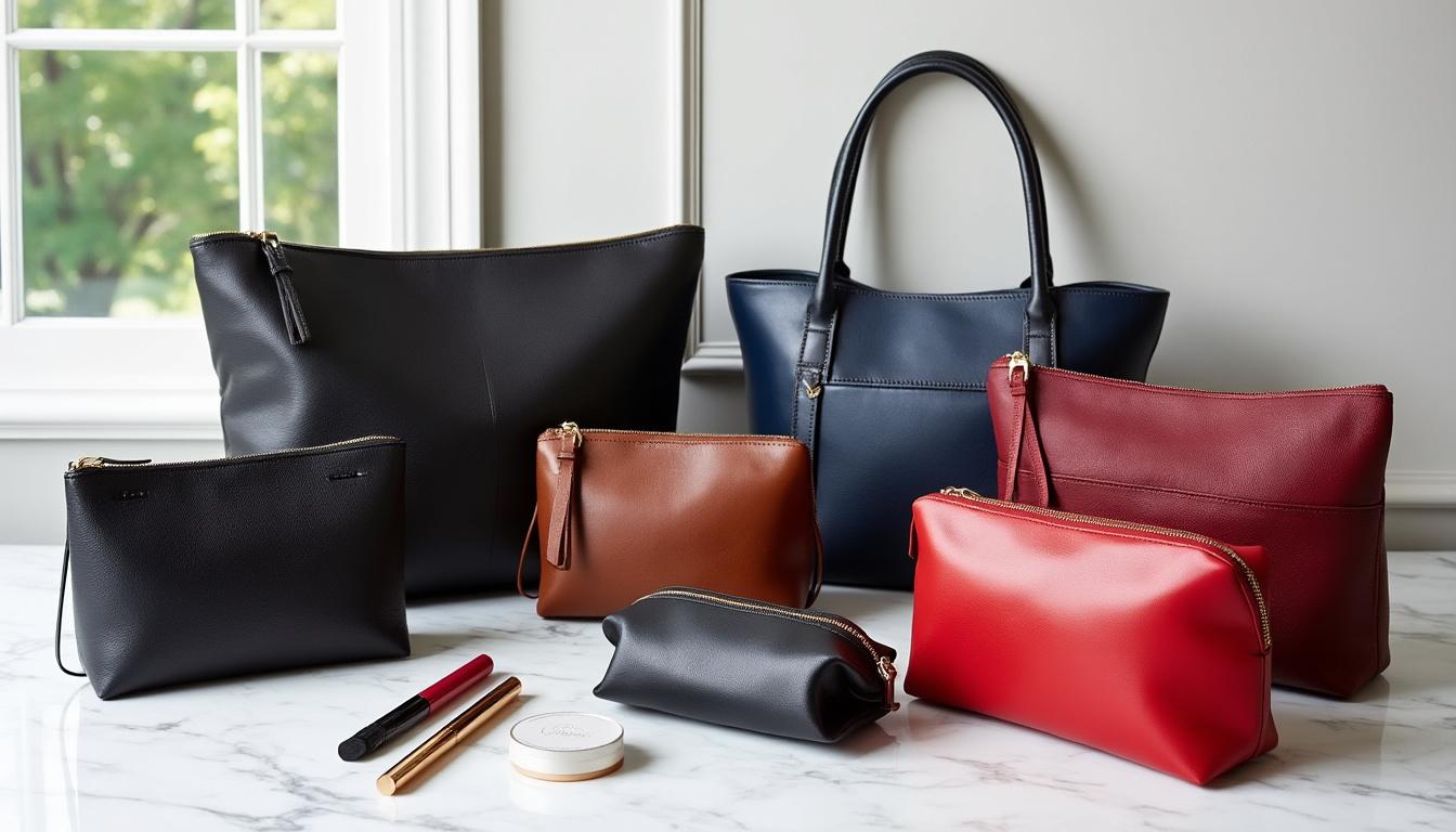 discover the best leather makeup bags to stylishly organize your beauty essentials with durability and elegance.