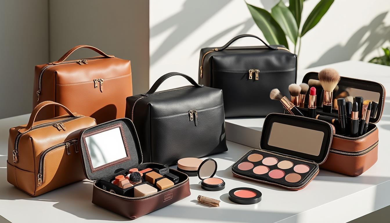 discover the best leather makeup bags designed to keep your beauty essentials organized and stylish. perfect for travel and everyday use.