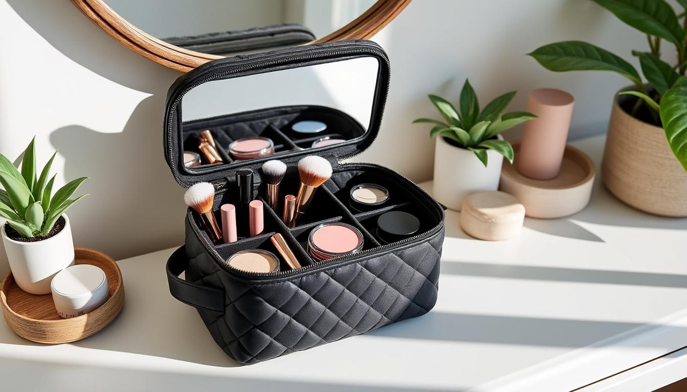 discover the benefits of a quilted makeup bag for daily organization. stylish, durable, and spacious, it's perfect for keeping your cosmetics neatly organized on the go.